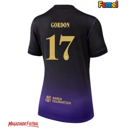 Barcelona Anthony Gordon #17 Tricou Fotbal Replică 2026-27 Femei Deplasare Barcelona Anthony Gordon #17 Tricou Fotbal Replică 2026-27 Femei Deplasare